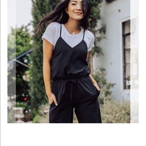 Albion fit Sadie Black Jumpsuit